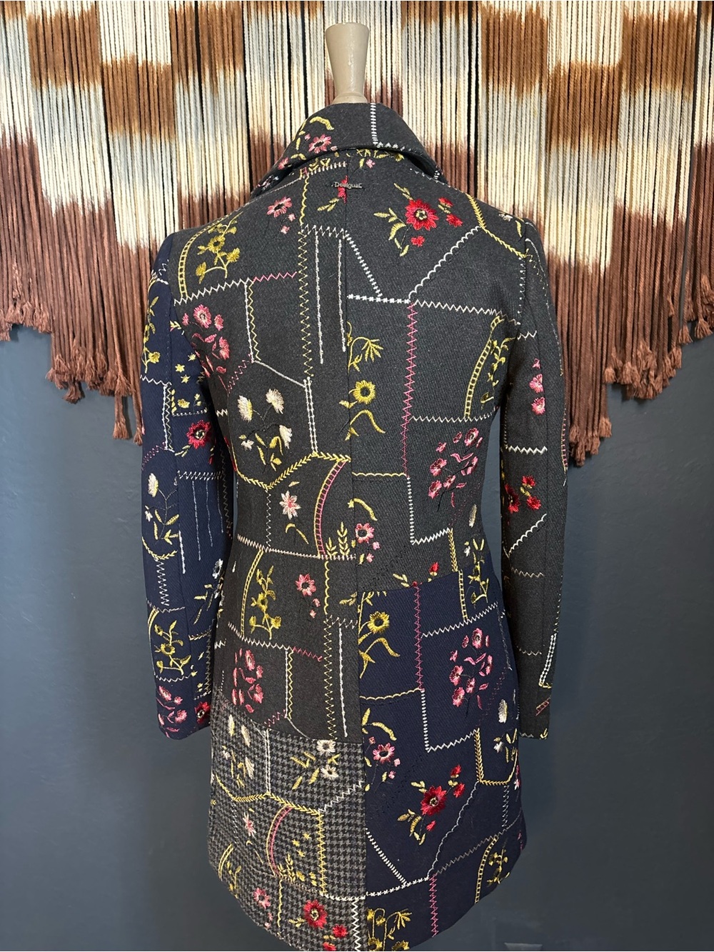 Desigual Embroidered Patchwork Floral Jacket - Picture 6 of 6